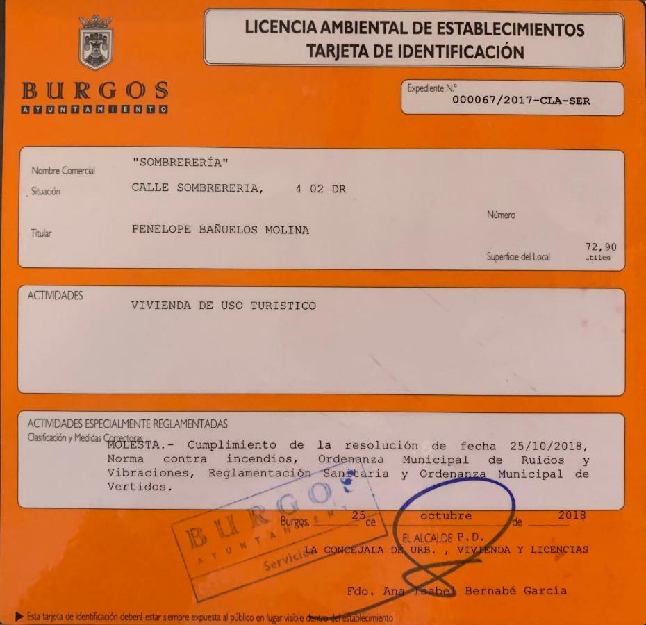 Apartamento Sombrereria Rimbombin Burgo Exterior foto